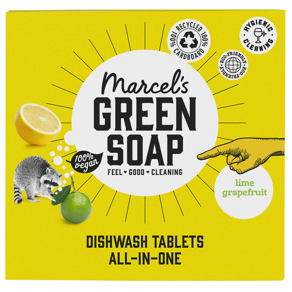 Marcels Green Soap Marcels Dishwash Tabs Grapefruit & Lime - 25 tablets