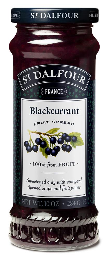 St Dalfour Blackcurrant Fruit Spread 28