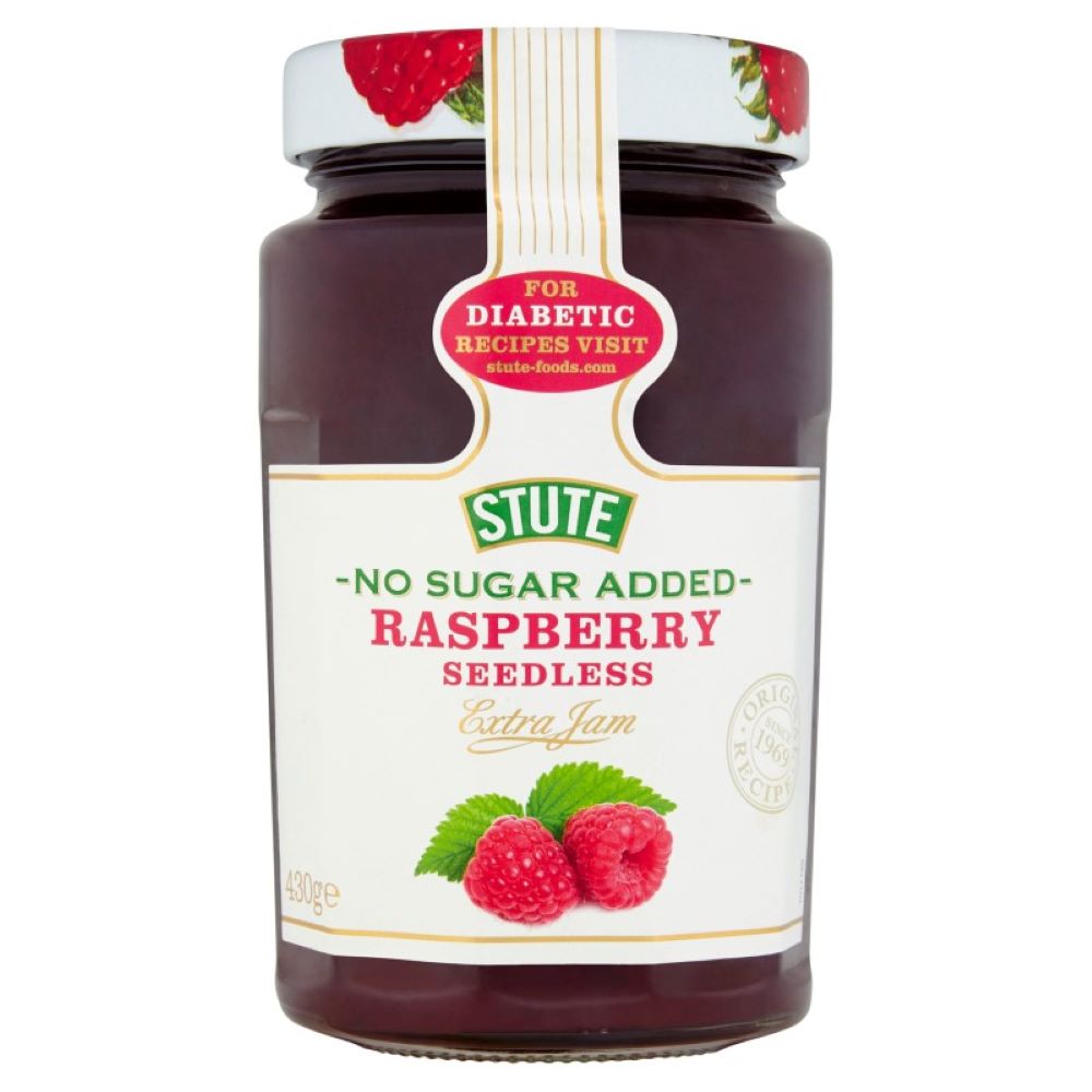 Stute No Sugar Added Raspberry Seedless Jam