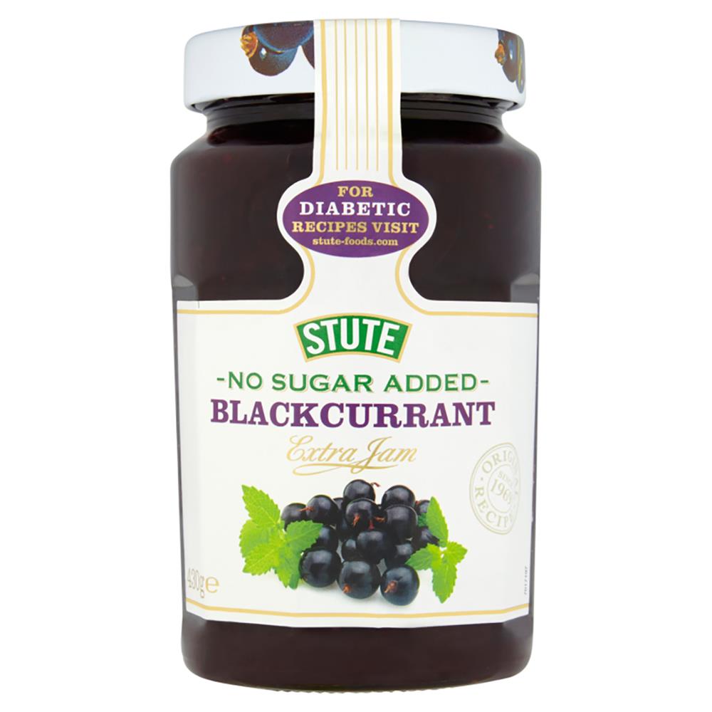 Stute No Sugar Added Blackcurrant Jam