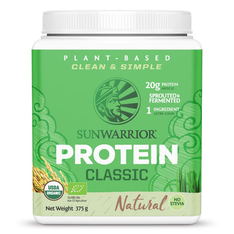 Sunwarrior Classic Organic Protein Unflavoured 375g