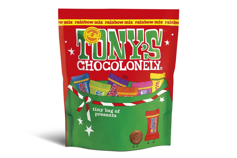 Tonys Chocolonely Tony's Tiny Xmas Pouch 135g