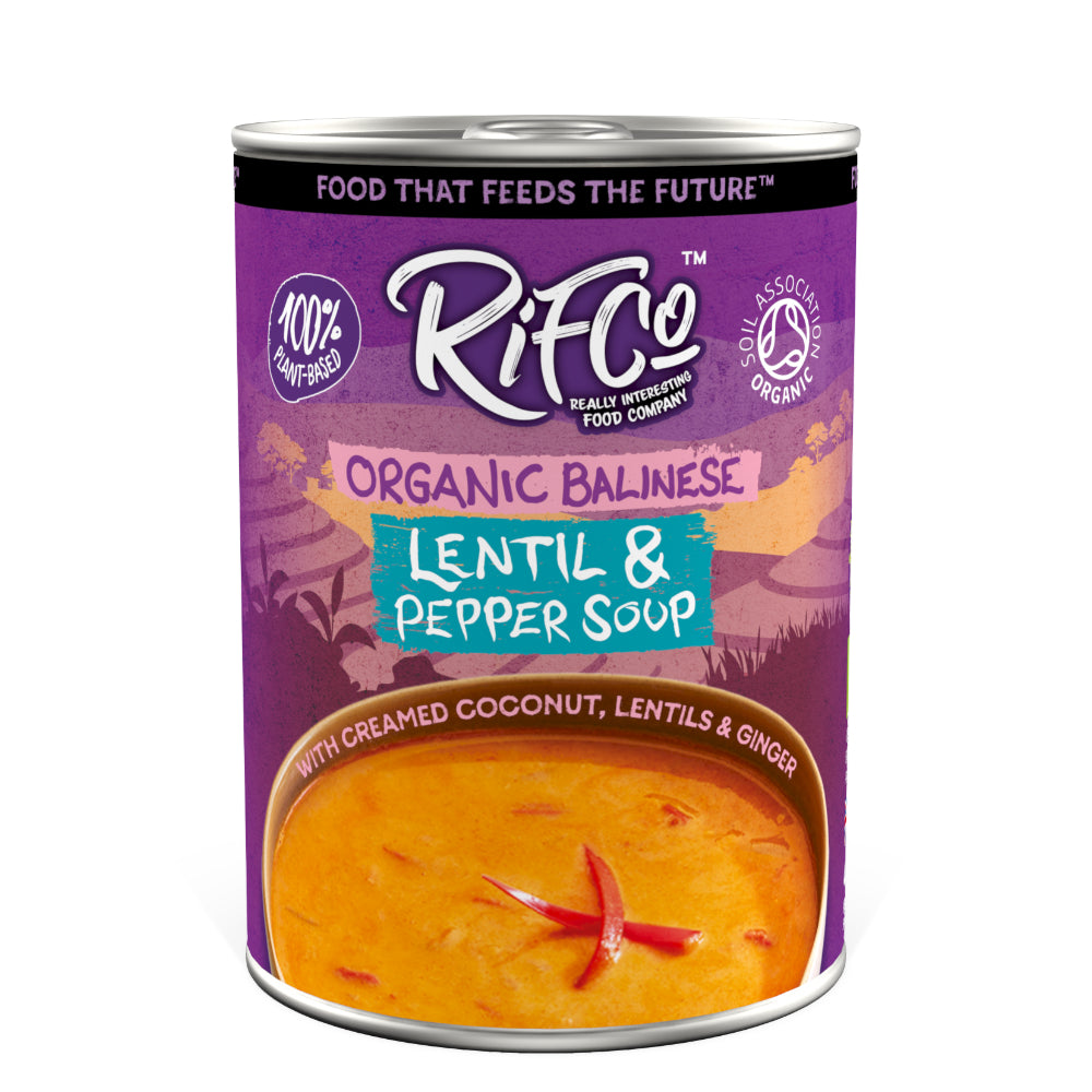 The Really Interesting Food Co RIFCo Organic Balinese Lentil & Pepper Soup