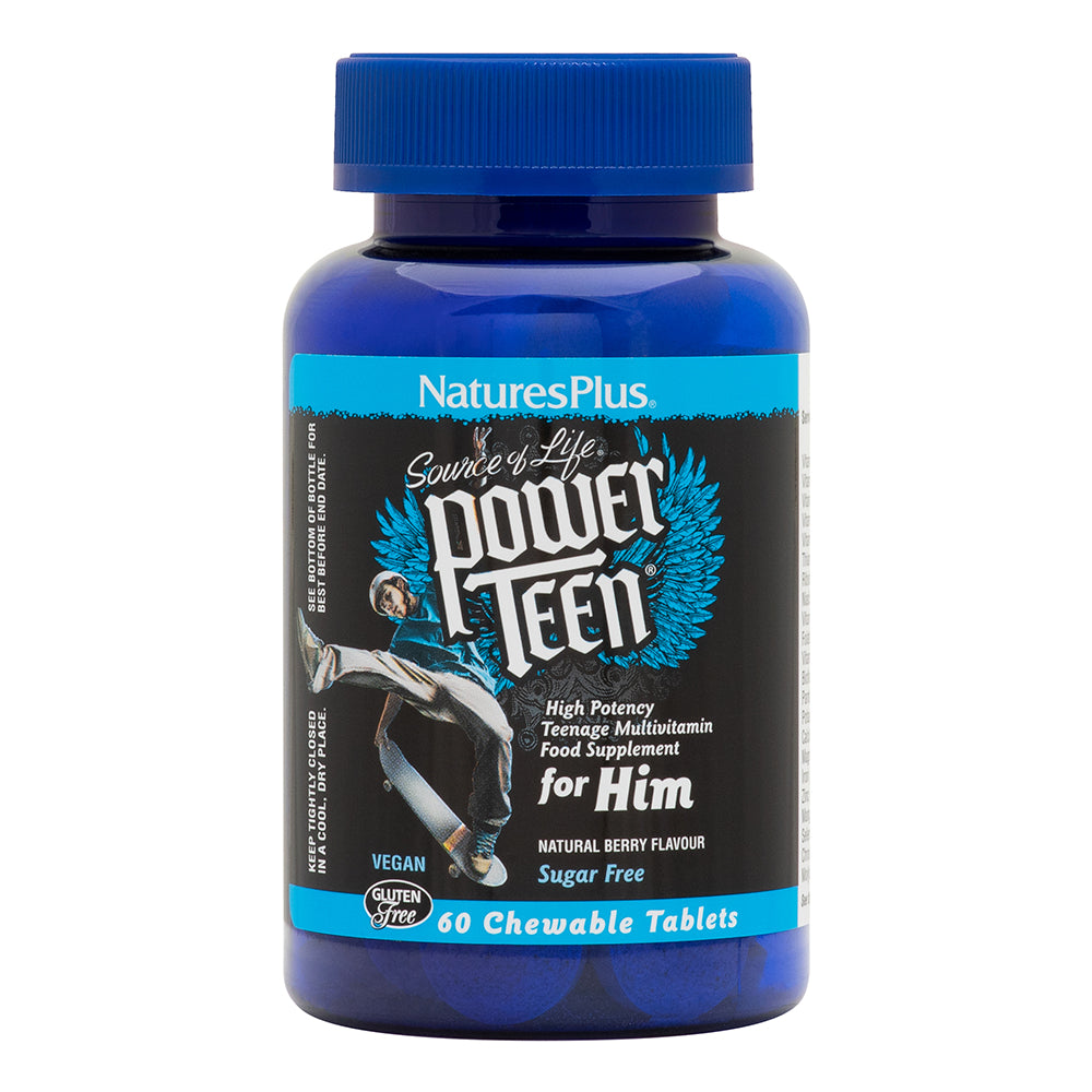 Natures Plus Source of Life POWER TEEN For Him Chewables