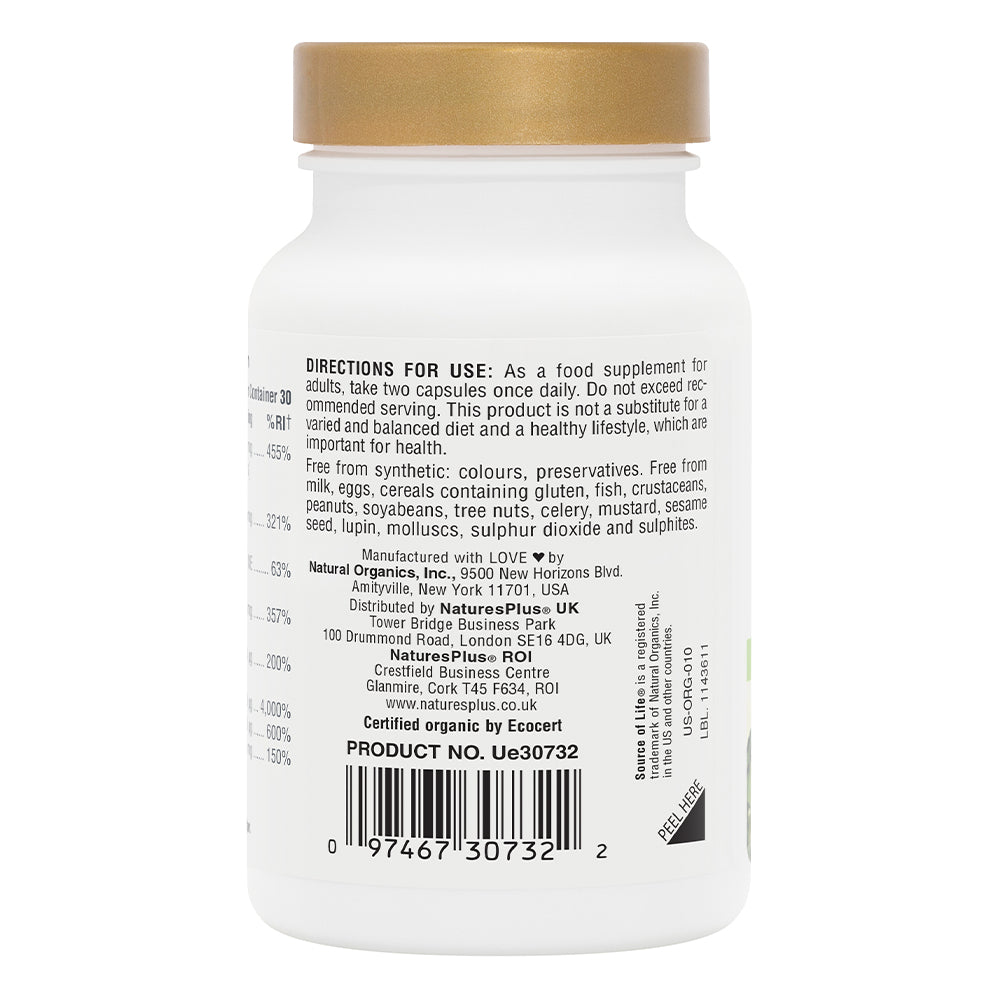 Nature's Plus Source of Life Garden Organic B-Complex