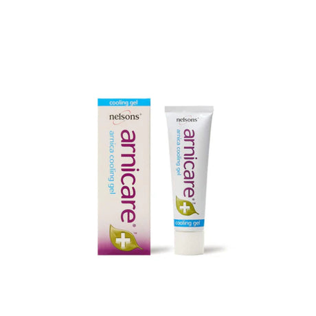 Arnicare cooling gel packaging on a white background
