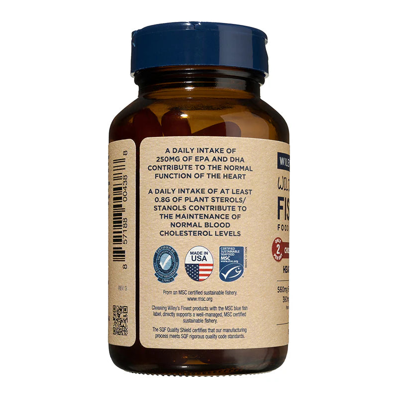 Wiley's Finest UK Cholesterol Support 90 capsules