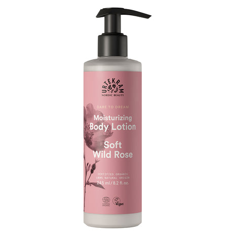 Urtekram Soft Wild Rose Moisturizing Body Lotion 245ml