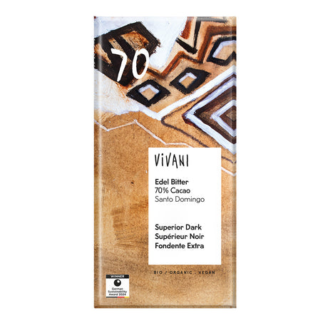 Vivani Superior Dark 70% Cacao Santo Domingo 80g