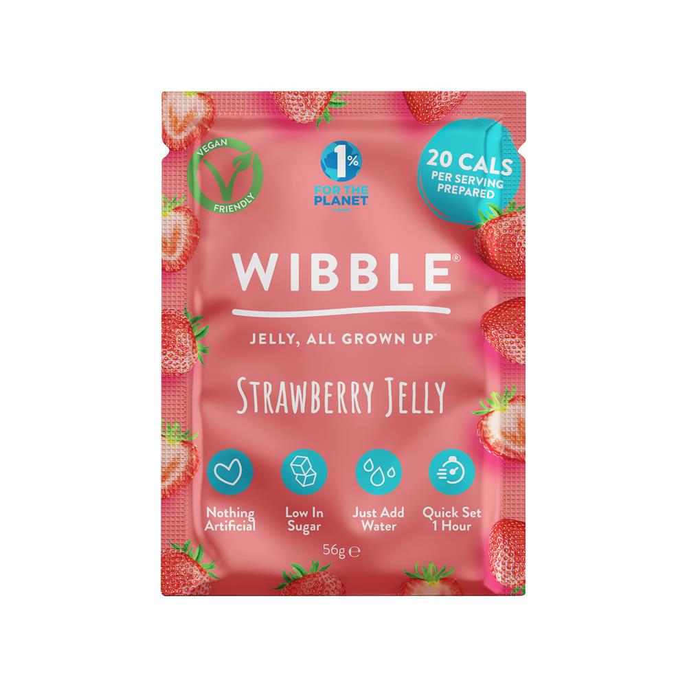 Wibble Strawberry Vegan Jelly Crystals 57g