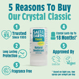 Salt Of the Earth Unscented Deodorant Stick