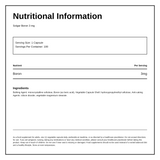 Solgar Boron 3 mg — nutrition information panel, generated from the pack