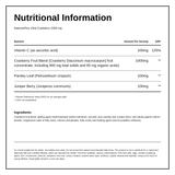 Natures Plus ULTRA CRANBERRY 1000mg Sustained Release Tablets — nutrition information panel, generated from the pack