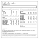 Nature's Plus Source of Life Gold Drink Mix — nutrition information panel, generated from the pack