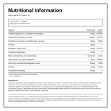 Solgar Formula Vitamin B-Complex 50 — nutrition information panel, generated from the pack
