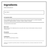 Weleda Lavender Body Oil — ingredients (INCI) panel, generated from the pack