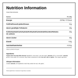 Vivani Dark Almond Chocolate 55% Vegan Organic — nutrition information panel, generated from the pack