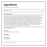 Lavera Basis Sensitive Moisturising Face Cream — ingredients (INCI) panel, generated from the pack