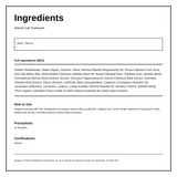 Weleda Salt Toothpaste — ingredients (INCI) panel, generated from the pack