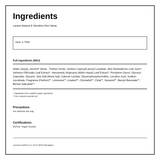 Lavera Basis Sensitiv Deodorant Spray — ingredients (INCI) panel, generated from the pack