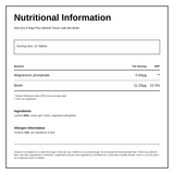 New Era No.8 Mag. Phos. 240 tablets — nutrition information panel, generated from the pack