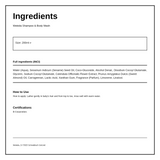 Weleda Calendula Shampoo & Body Wash — ingredients (INCI) panel, generated from the pack