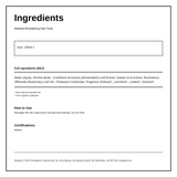 Weleda Revitalising Hair Tonic with Rosemary — ingredients (INCI) panel, generated from the pack