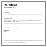 Weleda Citrus Deodorant — ingredients (INCI) panel, generated from the pack