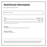New Era Combination L - Sedentary Lifestyle. 240 tablets — nutrition information panel, generated from the pack