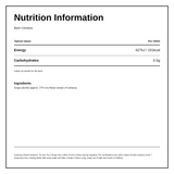 Bach Original Flower Remedies Centaury — nutrition information panel, generated from the pack