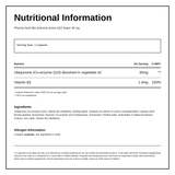 Pharma Nord Bio-Quinone Active Q10 Super 30mg — nutrition information panel, generated from the pack