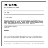 Salt Of the Earth Vetiver & Citrus Natural Deodorant Spray for Men — ingredients (INCI) panel, generated from the pack