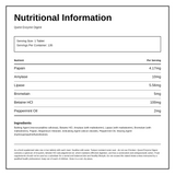Quest Enzyme Digest (50% Extra Free) — nutrition information panel, generated from the pack