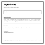 Aloe Dent Children's Aloe Vera Toothpaste Strawberry — ingredients (INCI) panel, generated from the pack