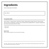 Roots and Wings Organic Argan Oil Conditioner — ingredients (INCI) panel, generated from the pack