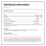 Bio-Kult Pro-Cyan 45 Capsules — nutrition information panel, generated from the pack
