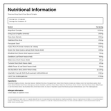 Terranova Dong Quai Soya Sprout Complex — nutrition information panel, generated from the pack