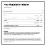 Optibac Probiotics Kids Gummies - 30 gummies — nutrition information panel, generated from the pack