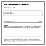 Optibac Probiotics For Women — nutrition information panel, generated from the pack