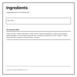 Laughing Bird Spice Soap with Shea and Cocoa Butter — ingredients (INCI) panel, generated from the pack