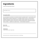Urtekram Nettle (Organic) Shampoo ml for Dandruff — ingredients (INCI) panel, generated from the pack