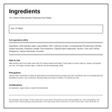 Cheeky Panda 100% Bamboo Cleansing Facial Wipes Coconut 25 Wipes — ingredients (INCI) panel, generated from the pack