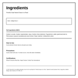 Friendly Soap Patchouli -Soap On A Rope — ingredients (INCI) panel, generated from the pack