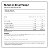 Diablo Sugar Free Cappuccino & Cream Sweets — nutrition information panel, generated from the pack