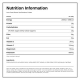Arctic Power Berries 100% Sea Buckthorn Powder — nutrition information panel, generated from the pack