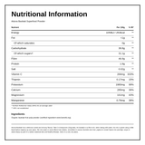 Aduna Baobab Superfruit Powder — nutrition information panel, generated from the pack