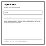 Laughing Bird Flower Soap with Shea and Cocoa Butter — ingredients (INCI) panel, generated from the pack