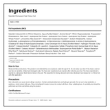 Naturtint Permanent Hair Colourant Dark Golden Blonde 6G 170ml — ingredients (INCI) panel, generated from the pack