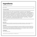 Naturtint Permanent Hair Colourant Golden Blonde 7G 170ml — ingredients (INCI) panel, generated from the pack