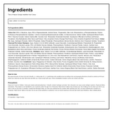 Tints of Nature 1N Natural Black — ingredients (INCI) panel, generated from the pack